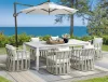 Intercon AX-TA-4086-WHT-C Alexa - Outdoor Dining Table - White