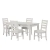 New Classic 40-D4129-D4C New Classic 40-D4129-D4C Echo - Dining Table And 4 Chairs - Driftwood