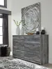 Ashley Furniture B221-31 Baystorm - Six Smooth Drawer Dresser - Gray
