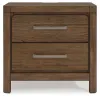 Ashley Furniture B974-92 Cabalynn - Two Drawer Night Stand - Light Brown