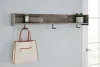 Ashley Furniture EA2120-151 Ashley Furniture EA2120-151 Neilsville - Wall Mounted Coat Rack w/Shelf - Black / Gray