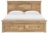 Ashley Furniture PCB1170B16 Ashley Furniture PCB1170B16 Makidern - King Panel Storage Bed With Under Bed Storage Unit And Storage Footboard - Tan