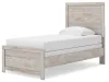 Ashley Furniture PCB1120B8 Ashley Furniture PCB1120B8 Broachmyn - Twin Panel Bed - Gray