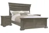 Pulaski Furniture P413-BR-K5-KIT2 Pulaski Furniture P413-BR-K5-KIT2 Madison Ridge - California King Panel Bed With 2 Nightstands - Natural Bark