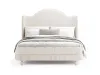 Pulaski Furniture BP448-170QN-KIT1 Vivienne - Queen Upholstered Panel Bed With Nightstand - Whisper White