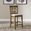 Liberty Furniture 227-B920124 Santa Rosa - Lattice Back Counter Chair - Antique Honey