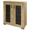 CoasterEveryday 951107 Bristol - 6-Shelf Engineered Wood Shoe Cabinet - Golden Oak