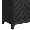 Samuel Lawrence Furniture S964-146 Lenox - Sliding Door Server - Black