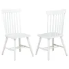 Coaster Fine Furniture 122502WHT Andrews - Windsor Spindle Back Dining Side Chair (Set of 2) - White