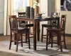 Ashley Furniture D384-223 Bennox - DRM Counter Table Set (Set of 5) - Brown