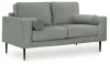 Ashley Furniture 4110235 Hazela - Loveseat - Charcoal