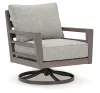 Ashley Furniture P564-821 Hillside Barn - Swivel Lounge W/ Cushion - Gray / Brown