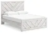 Ashley Furniture B3788B4 Cayboni - Queen Panel Bed - Whitewash