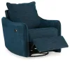 Ashley Furniture 4480128 Mcburg - Swivel Power Recliner - Navy