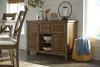 Ashley Furniture D631/45/01(4)/00/60 Ashley Furniture D631/45/01(4)/00/60 Moriville - 7 Pc. - Extension Table, 4 Side Chairs, Bench, Server - Dark Gray