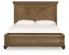 Ashley Furniture PCB782B9 Ashley Furniture PCB782B9 Karallin - California King Panel Storage Bed - Medium Brown