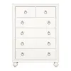 Samuel Lawrence Furniture S458-440 Bella White - 6-Drawer Chest - White