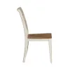 Liberty Furniture 652-C2000S Farmhouse Reimagined - Ladder Back Side Chair - Antique White / Chestnut Tops