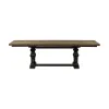 Liberty Furniture 879-DR-6TRS Harvest Home - 6 Piece Trestle Table Set - Black