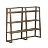 Liberty Furniture 466-HO131 Stone Brook - Credenza Hutch - Rustic Saddle