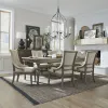 Liberty Furniture 615-DR-7LGS Americana Farmhouse - 7 Piece Leg Table Set - Dusty Taupe