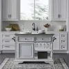 Liberty Furniture 244-AT3000 Magnolia Manor - Bar Cart - Antique White