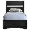 CoasterEveryday 206361T Miranda - Wood Twin Storage Panel Bed - Black