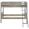 CoasterEveryday 400818 Ryder - Wood Twin Over Twin Bunk Bed - Weathered Taupe