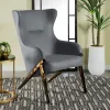 CoasterElevations 903053 Walker - Upholstered High Wingback Accent Chair - Slate