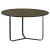 CoasterEssence 935995 Yaritza - Round Mango Wood Coffee Table - Natural And Gunmetal