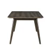 New Classic 40-1078-D4C Rex - Rectangle Dining Table & 4 Open Back Chairs - Dark Brown
