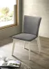 Coaster Fine Furniture 108682 Biloxi - Upholstered Dining Side Chair (Set of 2) - Gray