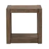 Liberty Furniture 449-OT1021 Liberty Furniture 449-OT1021 Broadmore - Square Chairside Table - Cobblestone Brown