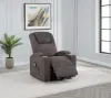 Coaster Fine Furniture 610463P Louie - Chenille Upholstered Power Lift Massage Chair - Brown