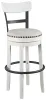 Ashley Furniture D546-530 Ashley Furniture D546-530 Valebeck - Tall UPH Swivel Barstool - White