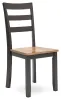 Ashley Furniture D396-01 Gesthaven - Dining Room Side Chair (Set of 2) - Natural / Brown