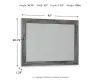 Ashley Furniture B221-35 Baystorm - Bedroom Mirror - Gray