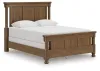 Ashley Furniture PCB824B2 Ashley Furniture PCB824B2 Rowlenstown - Queen Poster Bed - Brown