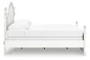 Ashley Furniture PCB1819B6 Kozlani - Full Upholstered Panel Bed - White