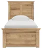 Ashley Furniture PCB1170B18 Ashley Furniture PCB1170B18 Makidern - Twin Panel Bed - Tan