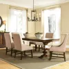 Liberty Furniture 242-DR-7TRS Armand - 7 Piece Trestle Table Set - Antique Brownstone