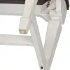 Liberty Furniture 417-C9000B Allyson Park - Wood Seat Bench - Wirebrushed White / Charcoal