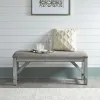 Liberty Furniture 131-C9001B Newport - Dining Bench - Smokey Gray / Carbon Gray