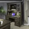 Liberty Furniture 297-HO132 Paradise Valley - Executive Credenza Hutch - Saddle Brown