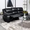 Coaster Fine Furniture 610244 Camila - Upholstered Motion Reclining Sofa - Black