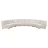 Coaster Fine Furniture 551300 Charlotte - 8 Piece Upholstered Modular Sectional Sofa - Ivory