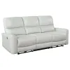 Coaster Fine Furniture 610261P-S3 Greenfield - 3 Piece Power Reclining Sofa Set - Ivory
