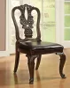 Furniture of America CM3319T-TABLE Bellagio - Dining Table With 2 Leaves - Brown Cherry