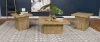 Coaster Fine Furniture 708068-S3 Devar - 3 Piece Square Coffee And End Table Set - Mango