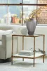 Ashley Furniture A4000442 Ashley Furniture A4000442 Ryandale - Accent Table - Antique Brass Finish